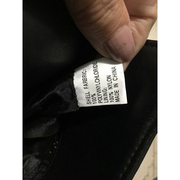 H & M small black shoulder bag with fringe double strap boho - Picture 8 of 9